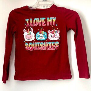 The Child's Place Graphic T-Shirt Girls Large (10/12) "I love my Souishies